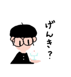 ベレー帽のとしちゃん⑧（個別スタンプ：7）