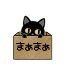 毎日使える箱入り娘の黒猫さん 2（個別スタンプ：29）