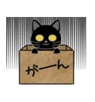 毎日使える箱入り娘の黒猫さん 2（個別スタンプ：39）