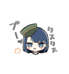 軍服女子（個別スタンプ：6）