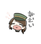 軍服女子（個別スタンプ：8）