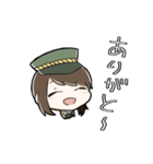 軍服女子（個別スタンプ：14）