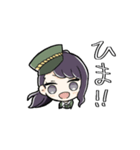 軍服女子（個別スタンプ：16）