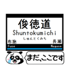 大阪線 信貴線 駅名 今まだこの駅だよ！（個別スタンプ：5）