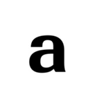 ローマ字の小文字です（個別スタンプ：5）