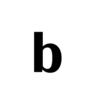 ローマ字の小文字です（個別スタンプ：6）