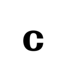 ローマ字の小文字です（個別スタンプ：7）