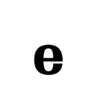 ローマ字の小文字です（個別スタンプ：9）