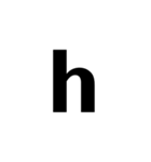 ローマ字の小文字です（個別スタンプ：12）