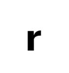 ローマ字の小文字です（個別スタンプ：21）