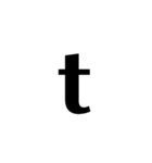 ローマ字の小文字です（個別スタンプ：23）
