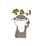 コツメカワウソのかわうー（個別スタンプ：19）