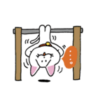 お茶目な白ニャンコ（個別スタンプ：20）