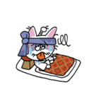 お茶目な白ニャンコ（個別スタンプ：33）