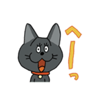 お茶目な黒ニャンコ（個別スタンプ：10）