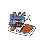 お茶目な黒ニャンコ（個別スタンプ：33）