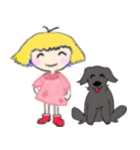 犬と一緒 わんこと一緒（個別スタンプ：4）