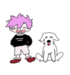 犬と一緒 わんこと一緒（個別スタンプ：7）