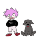 犬と一緒 わんこと一緒（個別スタンプ：8）