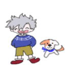 犬と一緒 わんこと一緒（個別スタンプ：14）