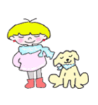 犬と一緒 わんこと一緒（個別スタンプ：19）