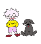犬と一緒 わんこと一緒（個別スタンプ：24）
