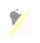 鳩とパン（個別スタンプ：7）