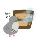 鳩とパン（個別スタンプ：38）