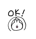 しんぷるうさぎ日常スタンプ（個別スタンプ：5）