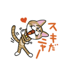 お茶目な茶虎ニャンコ（個別スタンプ：13）