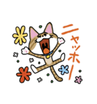 お茶目な茶虎ニャンコ（個別スタンプ：16）