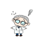 眼鏡坊主ドクター（個別スタンプ：8）