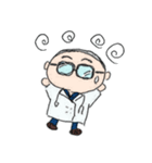 眼鏡坊主ドクター（個別スタンプ：11）