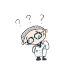 眼鏡坊主ドクター（個別スタンプ：14）