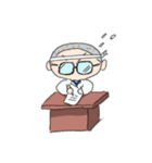 眼鏡坊主ドクター（個別スタンプ：16）
