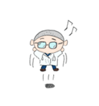 眼鏡坊主ドクター（個別スタンプ：24）