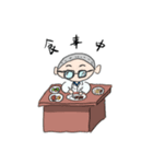 眼鏡坊主ドクター（個別スタンプ：28）