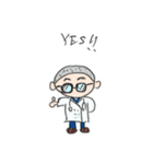 眼鏡坊主ドクター（個別スタンプ：32）