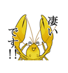 敬語のザリガニちゃんスタンプ（個別スタンプ：38）