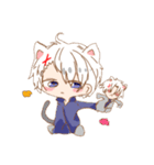 ねこまるのすけ（個別スタンプ：1）