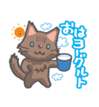 かわいい！ラクガキねこスタンプ♪第2弾（個別スタンプ：1）