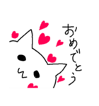 ハートほっぺのねこ（個別スタンプ：14）