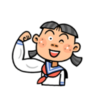 がんばれ！ 女子学生！！（個別スタンプ：4）