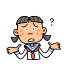 がんばれ！ 女子学生！！（個別スタンプ：9）
