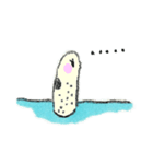 引っ込み思案な？チンアナゴたち（個別スタンプ：16）