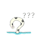 引っ込み思案な？チンアナゴたち（個別スタンプ：24）