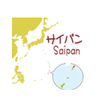 アメリカの地図2（個別スタンプ：28）