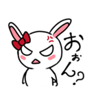白目うさぎ2（個別スタンプ：4）
