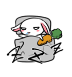 白目うさぎ2（個別スタンプ：6）