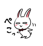 白目うさぎ2（個別スタンプ：20）